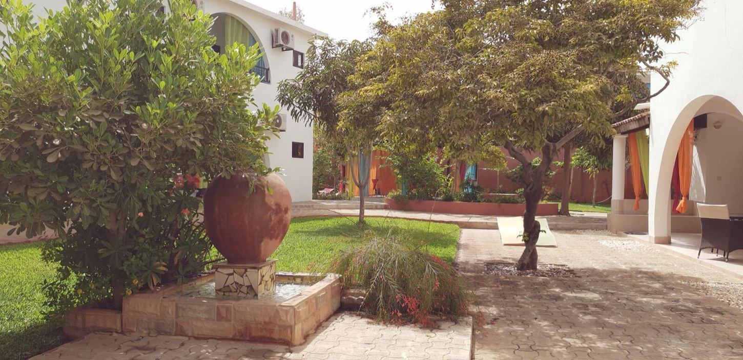 Village square in The Gambia